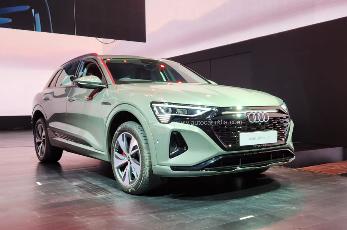 Audi Q8 e-tron SUV front quarter 